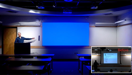 Cielux LED for University Lecture Hall