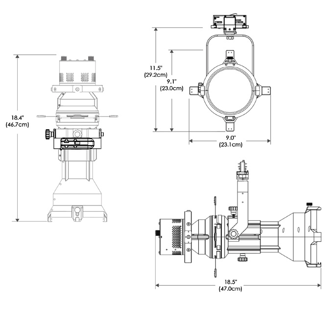 Cielux P3L Ellipsoidal Light