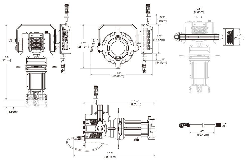 Cielux P5L Ellipsoidal Light